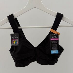 Bali Women's Black Cool Comfort Bra
